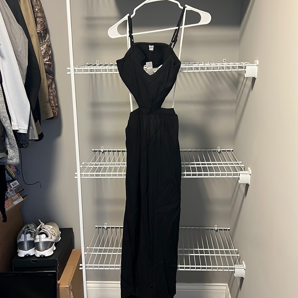 NWT * Aerie Black Cutout Jumpsuit Size XXS